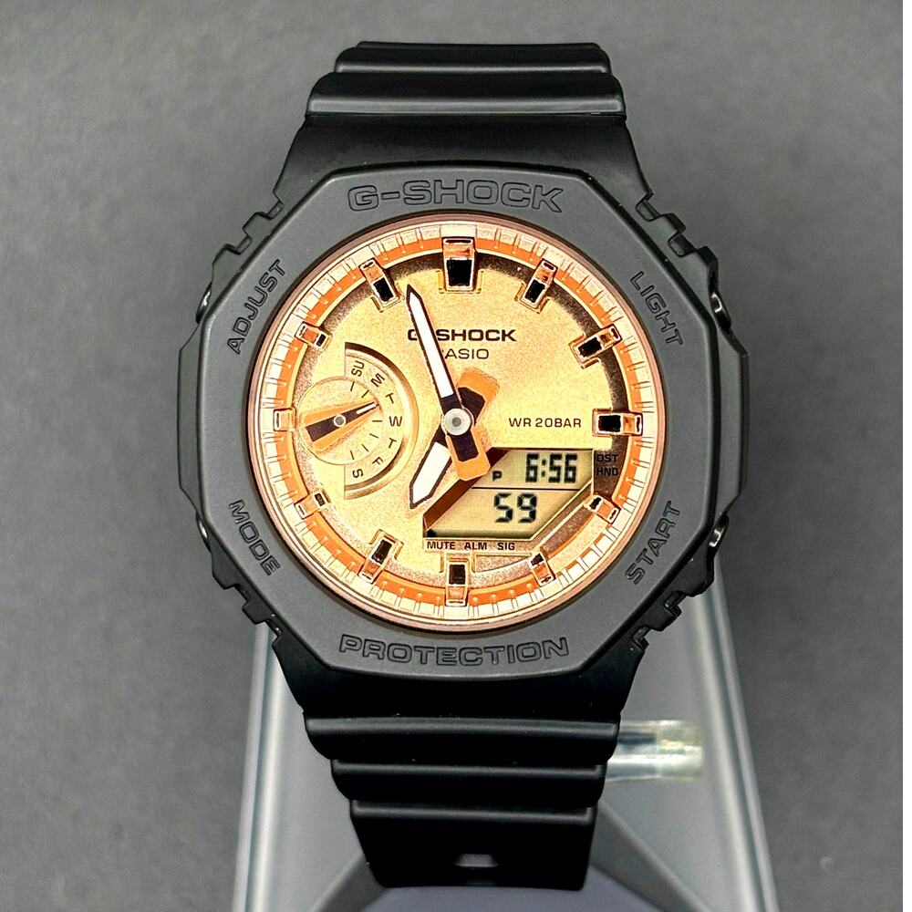 Casio G-Shock GMA-S2100MD-1A Women’s Rose Gold Dial Analog-Digital Watch NIB